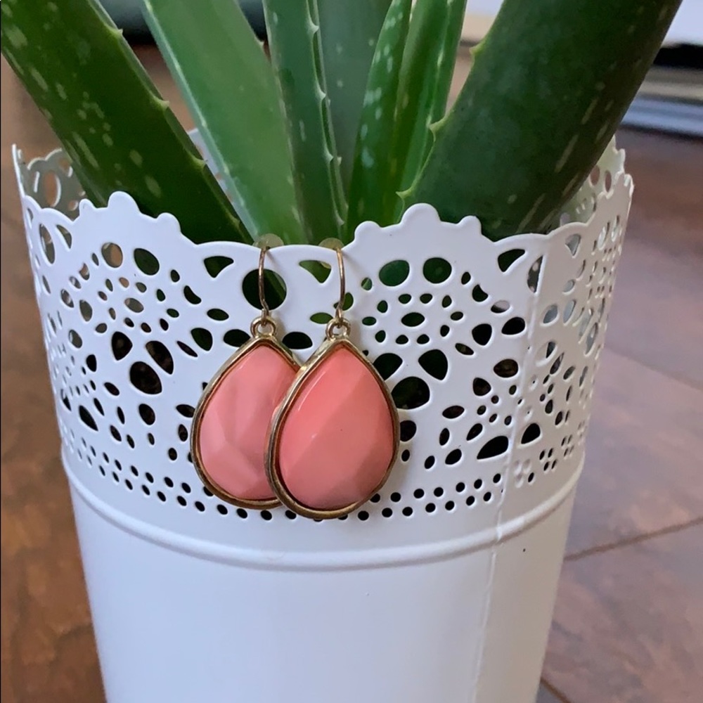 Coral earrings